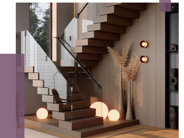 Изготовление и монтаж лестниц в Стрежевом от 86658 руб. | ПРОЛЁТ-Стж