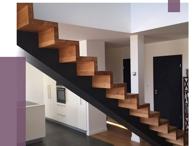 Изготовление деревянных лестниц в Стрежевом от 86658 руб. | ПРОЛЁТ-Стж