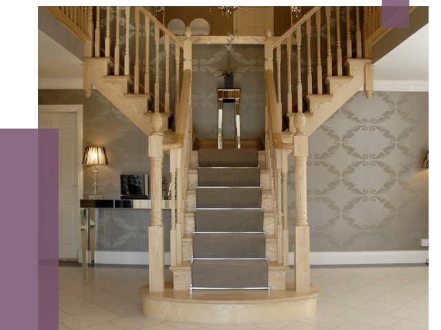 Монтаж деревянных лестниц в Стрежевом от 7595 руб. 