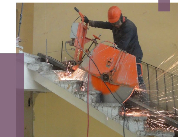 Демонтаж бетонных лестниц в Стрежевом от 4588 руб. за м2 | ПРОЛЁТ-Стж