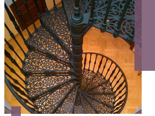 Винтовые лестницы под ключ в Стрежевом: производство и монтаж