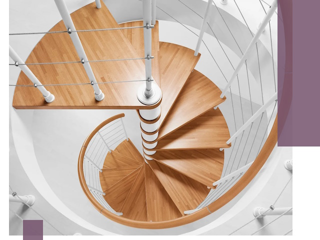 Изготовление винтовых лестниц под ключ в Стрежевом