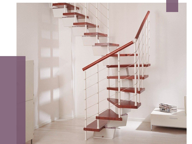 Изготовление лестниц на больцах в Стрежевом от 9685 руб. | ПРОЛЁТ-Стж