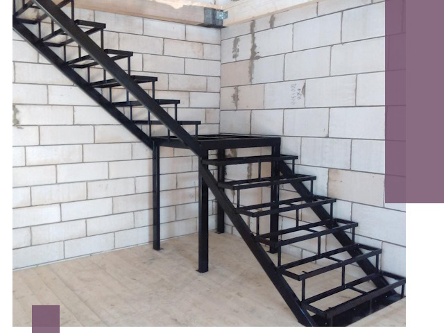 Лестницы на металлокаркасе под ключ в Стрежевом — изготовление и монтаж