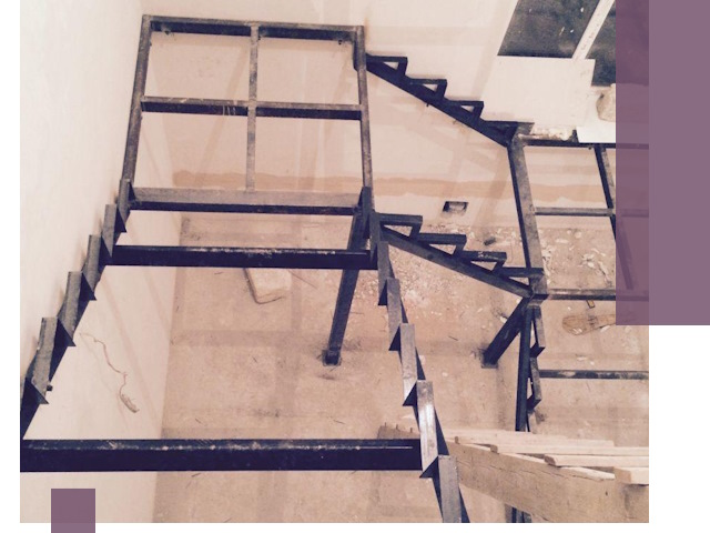 Монтаж лестниц на металлокаркасе в Стрежевом быстро и качественно