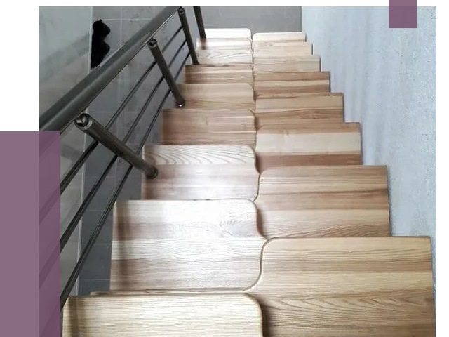 Лестницы гусиный шаг в Стрежевом от 12999 руб. под ключ | ПРОЛЁТ-Стж