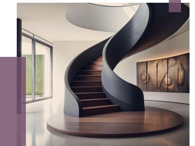 Элитные лестницы под заказ в Стрежевом от 188608 руб. — ПРОЛЁТ-Стж