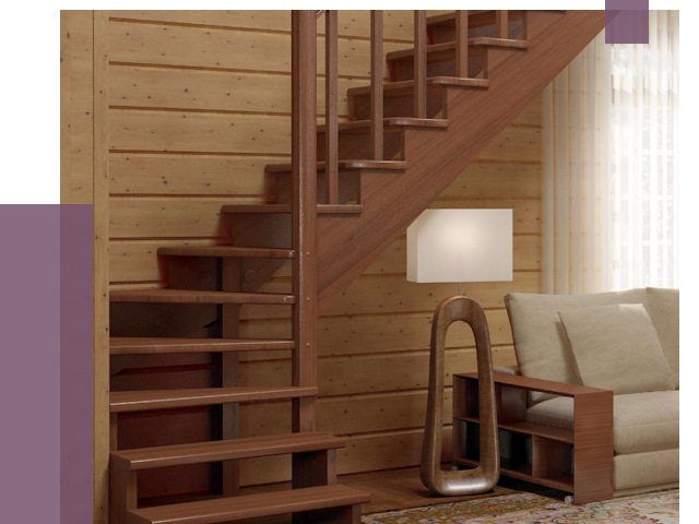 Лестницы эконом класса в Стрежевом от 18198 руб. бюджетные решения