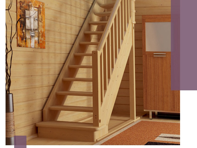 Лестницы эконом класса под ключ в Стрежевом — недорого и быстро