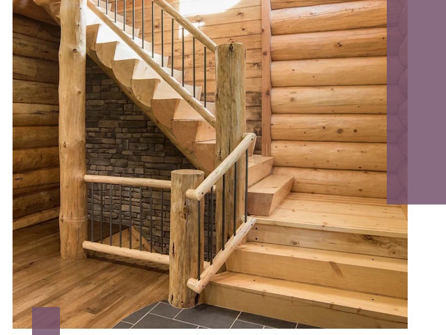 Лестницы в баню под заказ и профессиональный монтаж в Стрежевом