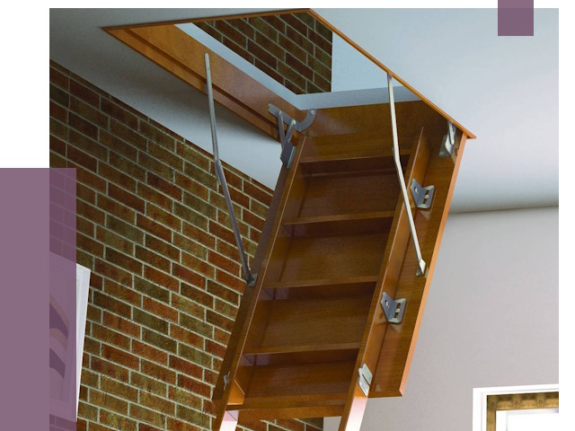 Установка чердачной лестницы в Стрежевом от 7799 руб. | ПРОЛЁТ-Стж