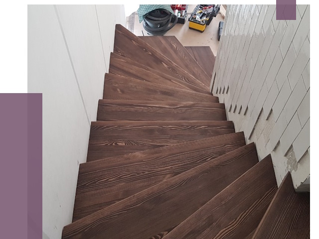 Замена ступеней лестницы в Стрежевом от 8360 руб.  | ПРОЛЁТ-Стж