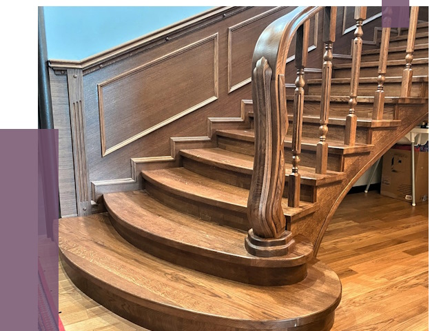 Дубовые лестницы под ключ в Стрежевом от 175864 руб. — ПРОЛЁТ-Стж