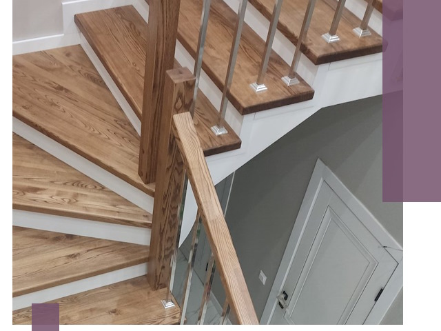 Обшивка металлических лестниц под ключ в Стрежевом