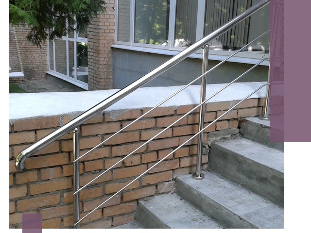 Перила из нержавеющей стали высокого качества в Стрежевом