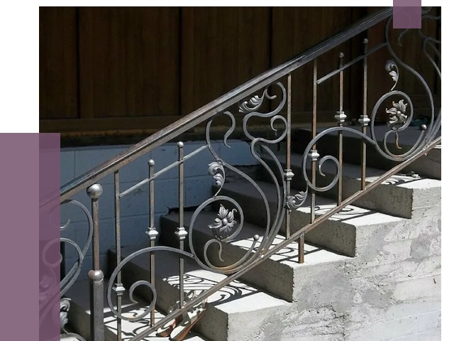 Кованые перила в Стрежевом от 8666 руб. под ключ — качество от ПРОЛЁТ-Стж