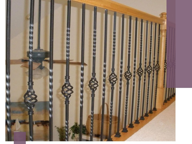 Изготовление и монтаж кованных перил в Стрежевом под ключ