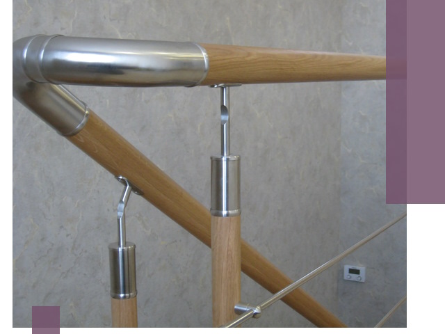 Комбинированные перила на заказ в Стрежевом — монтаж и производство