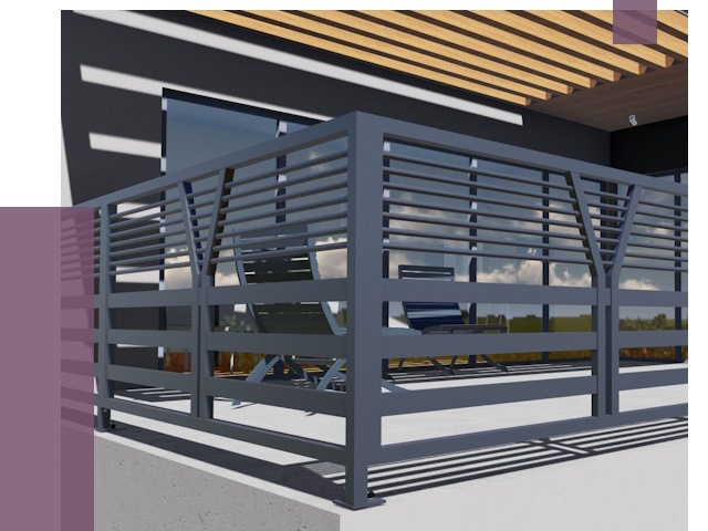 Изготовление балконных ограждений в Стрежевом от 10705 руб. | ПРОЛЁТ-Стж