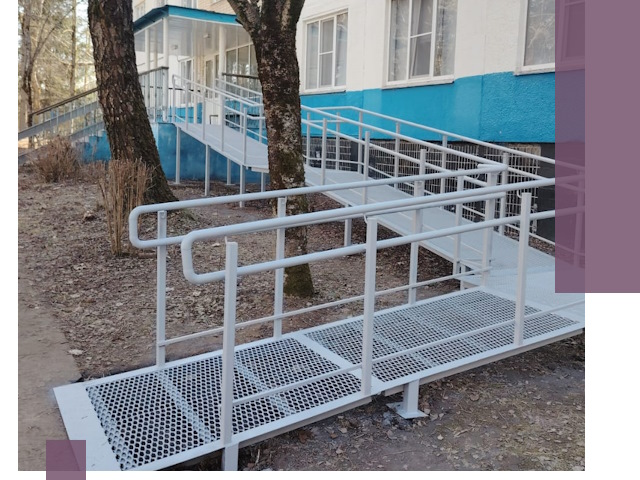 Пандусы под ключ в Стрежевом: изготовление, монтаж и демонтаж
