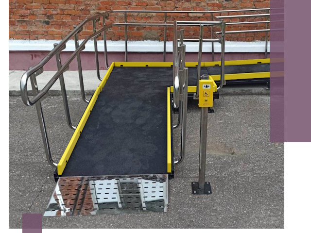 Изготовление наклонных пандусов для инвалидов в Стрежевом