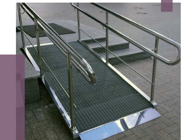 Монтаж пандусов для инвалидов в Стрежевом от 8584 руб. под ключ | ПРОЛЁТ-Стж