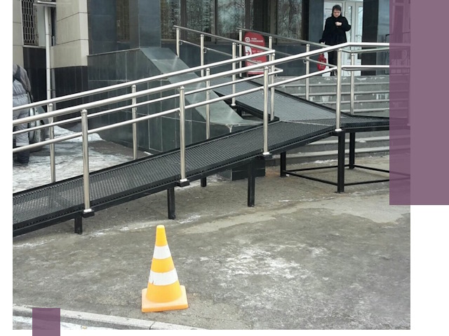 Стационарные пандусы под ключ в Стрежевом — изготовление и монтаж