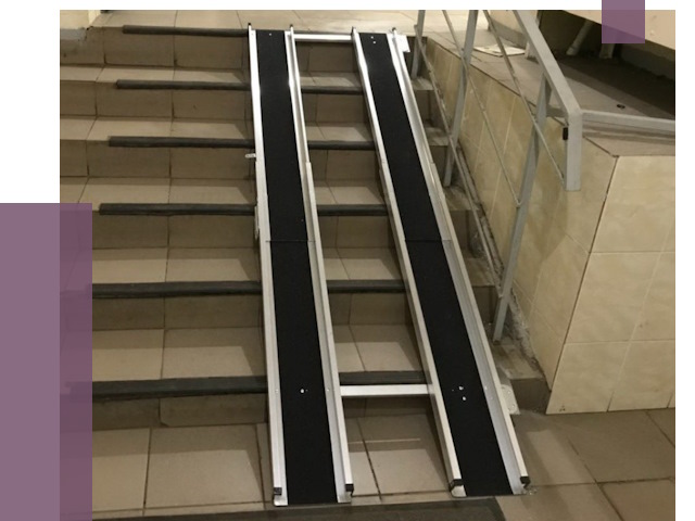 Установка пандуса в подъезд в Стрежевом от 7952 руб. под ключ | ПРОЛЁТ-Стж