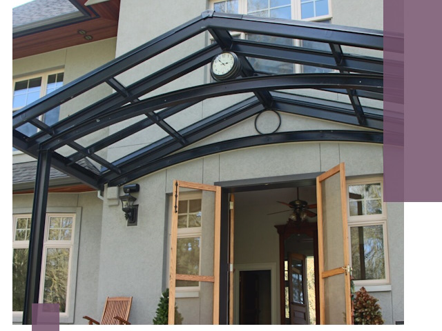 Изготовление и монтаж навесов и козырьков в Стрежевом