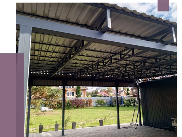 Монтаж навесов в Стрежевом от 7340 руб. — установка навеса | ПРОЛЁТ-Стж