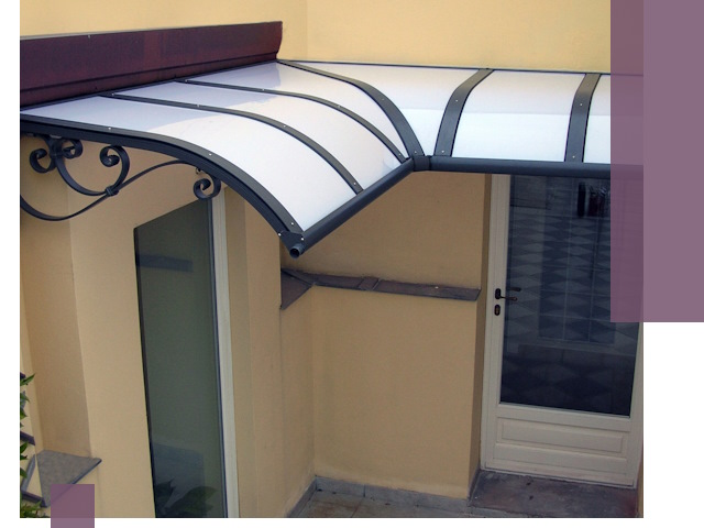 Монтаж козырьков любой сложности в Стрежевом под ключ