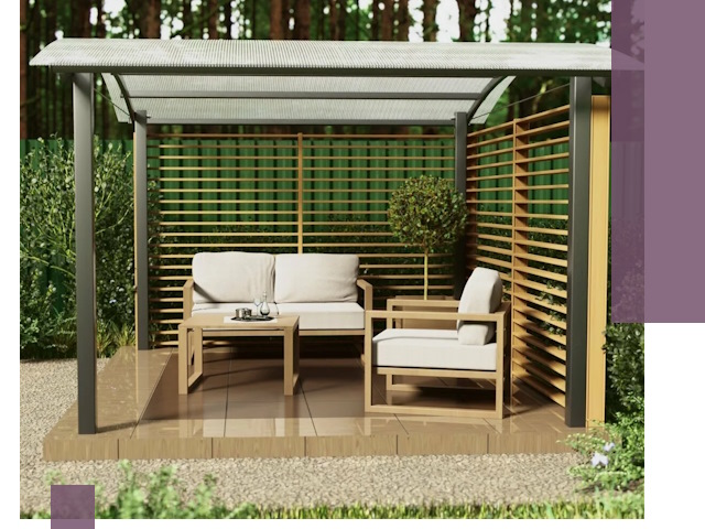 Навесы для дачи в Стрежевом: изготовление, монтаж и демонтаж