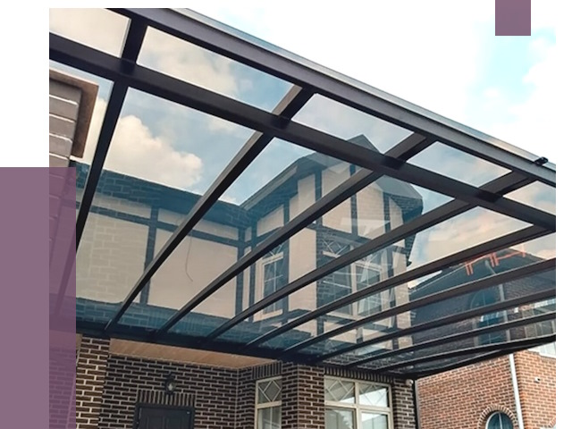 Навесы из поликарбоната в Стрежевом от 8584 руб. под ключ — ПРОЛЁТ-Стж