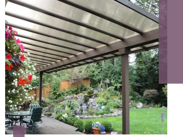 Навесы из поликарбоната под ключ в Стрежевом быстро и надёжно