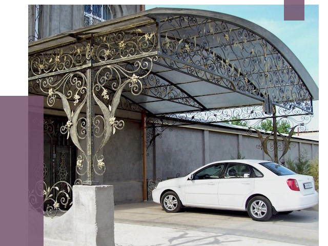 Кованые навесы в Стрежевом от 14528 руб. | ПРОЛЁТ-Стж