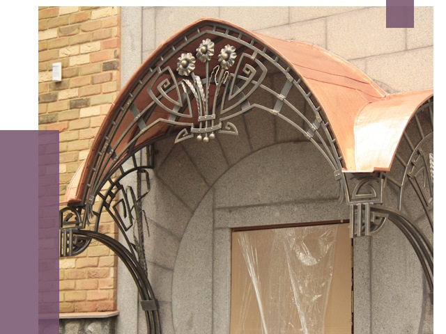 Арочные козырьки в Стрежевом от 14528 руб. 