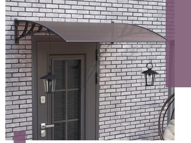 Недорогие козырьки и навесы под ключ в Стрежевом