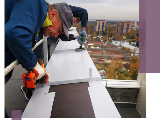 Монтаж парапетов в Стрежевом — установка прочных металлических ограждений