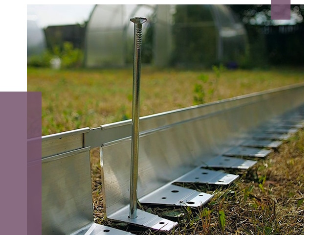 Металлические бордюры для газона в Стрежевом от 4282 руб. | ПРОЛЁТ-Стж