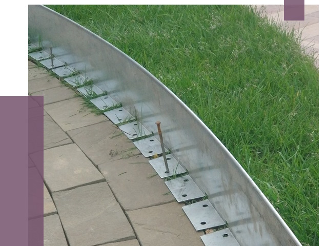 Металлические бордюры для тротуаров в Стрежевом от 8666 руб.