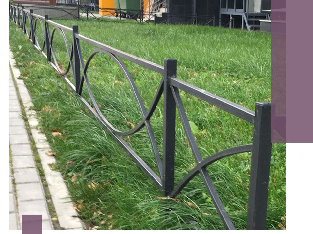 Газонные ограждения из металла в Стрежевом — монтаж и продажа