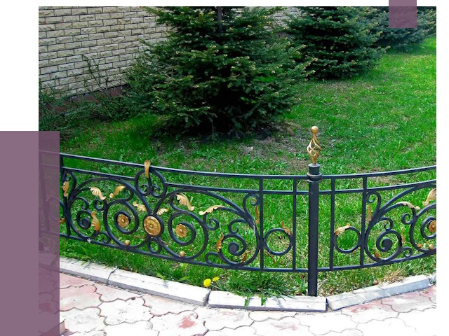 Кованые газонные ограждения в Стрежевом от 7595 руб. — ПРОЛЁТ-Стж