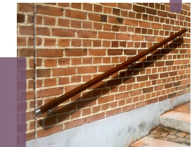 Изготовление пристенных поручней в Стрежевом от 4435 руб. — ПРОЛЁТ-Стж