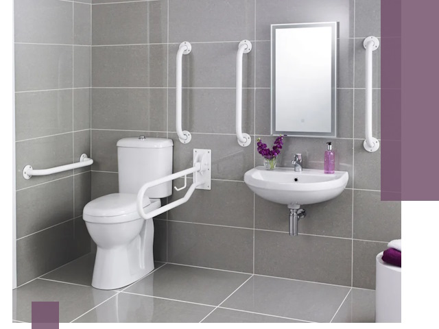 Поручни для санузлов в Стрежевом: установка, ремонт и монтаж