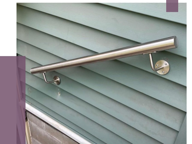 Поручни из нержавеющей стали в Стрежевом от 7646 руб.  | ПРОЛЁТ-Стж